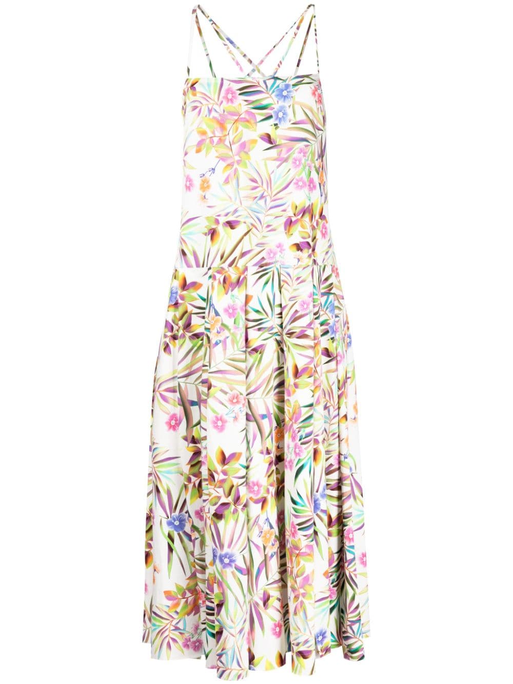 Bambah Sarah floral-print midi dress - Multicolour von Bambah