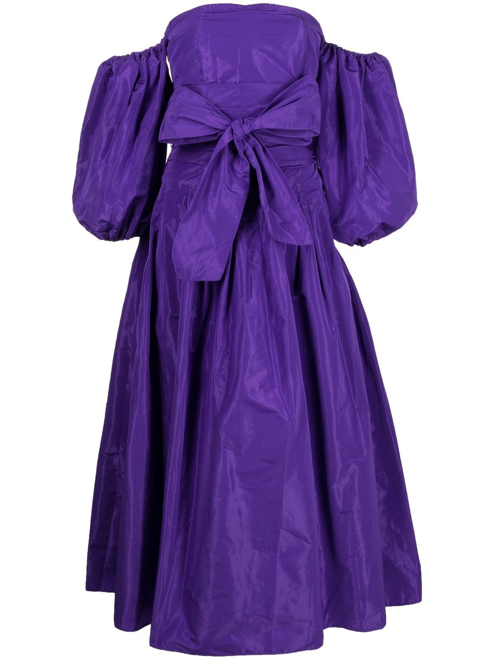 Bambah oversize bow detail gown - Purple von Bambah