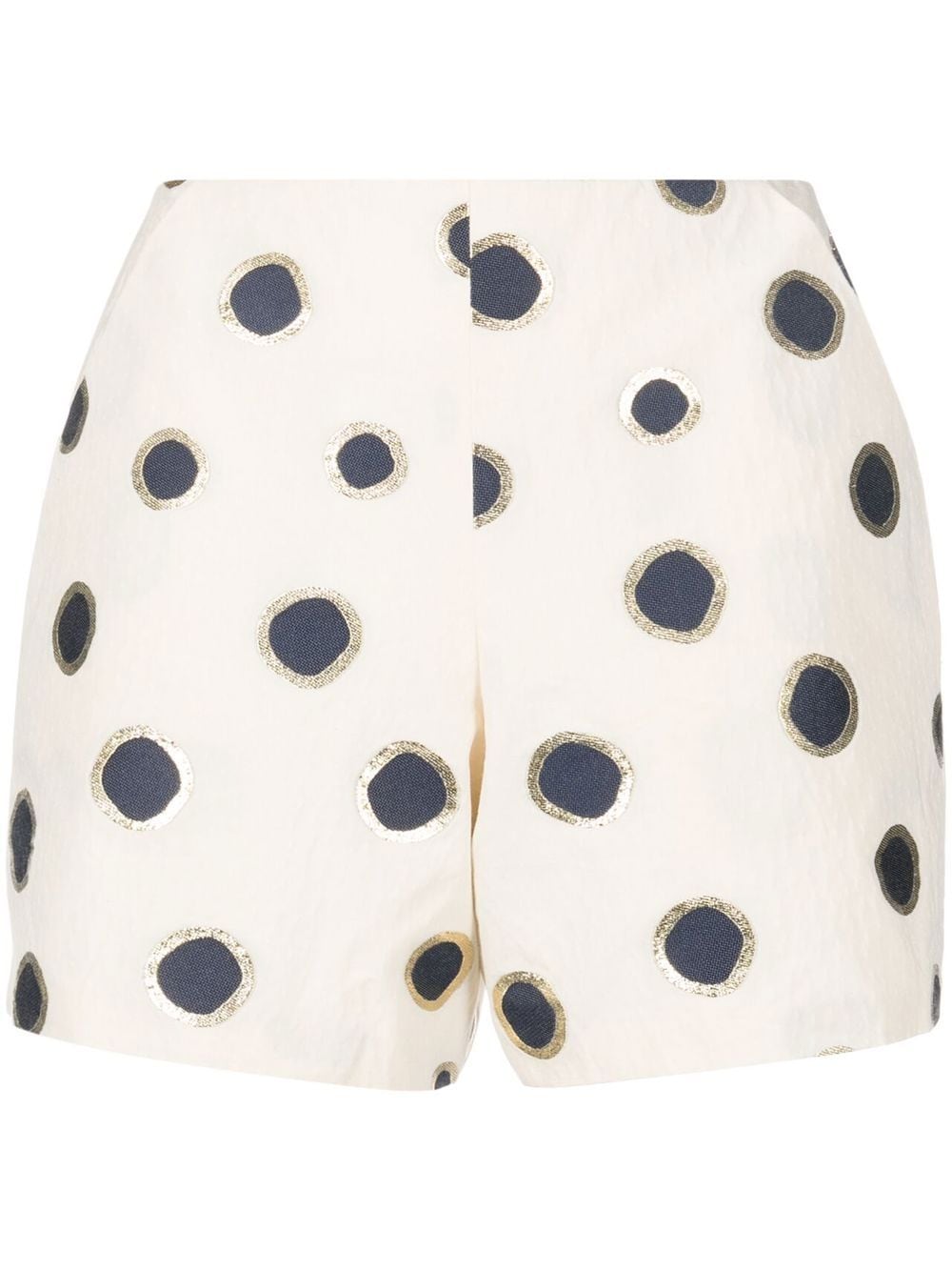 Bambah polka dot-print high-waisted shorts - Yellow von Bambah