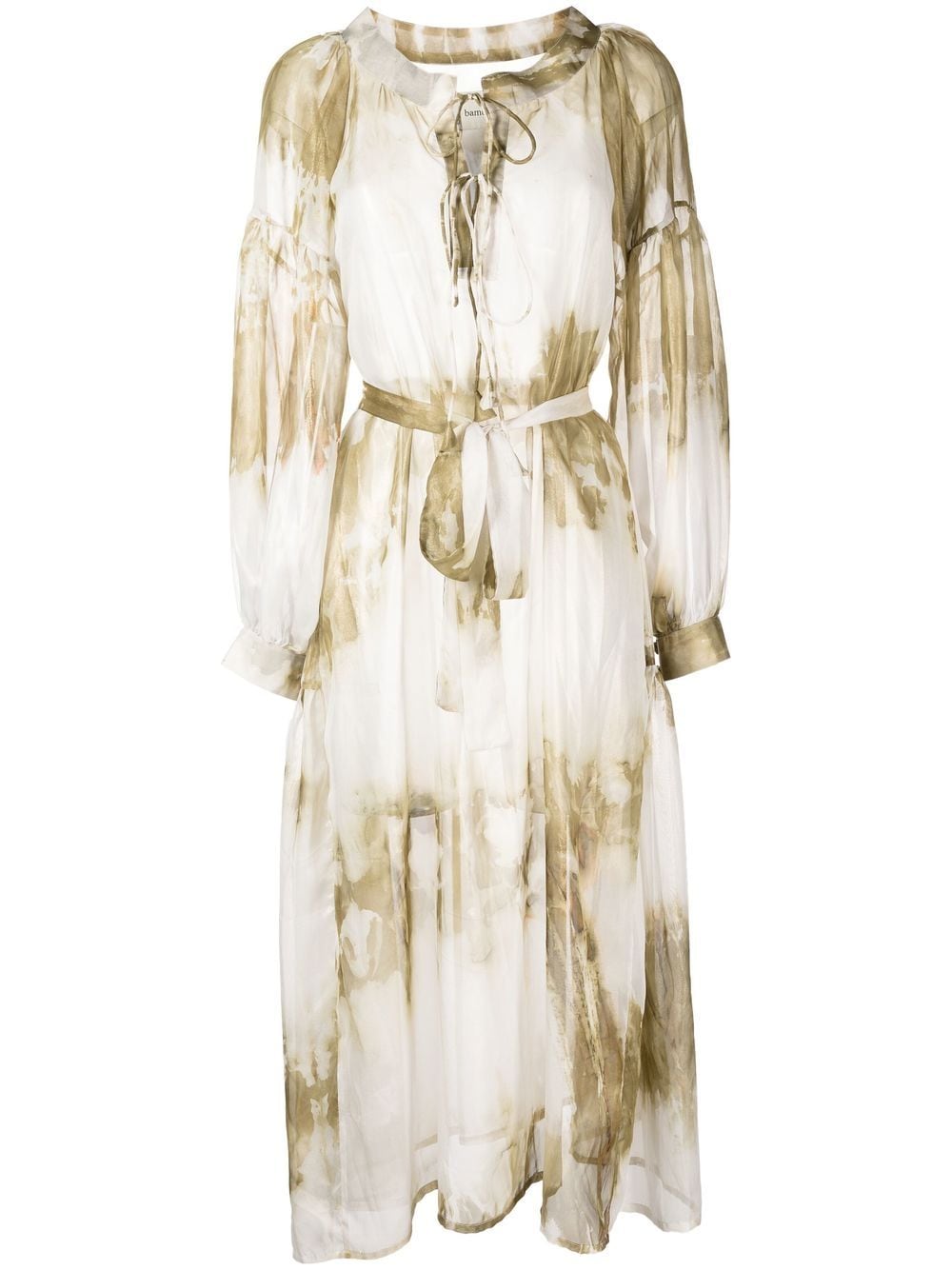 Bambah tie-dye midi dress - Green von Bambah