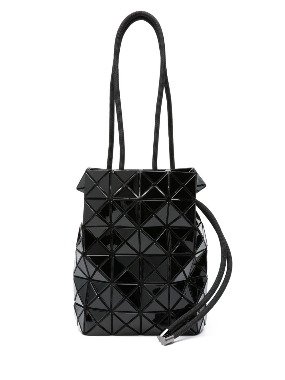 Bao Bao Issey Miyake Prism striped tote bag - Black von Bao Bao Issey Miyake