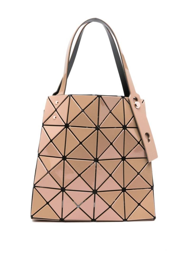 Bao Bao Issey Miyake geometric-design shoulder bag - Brown von Bao Bao Issey Miyake