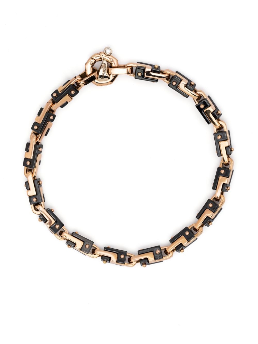 Barakà 18kt rose-gold Cyborg Ceramic diamond bracelet - Pink von Barakà