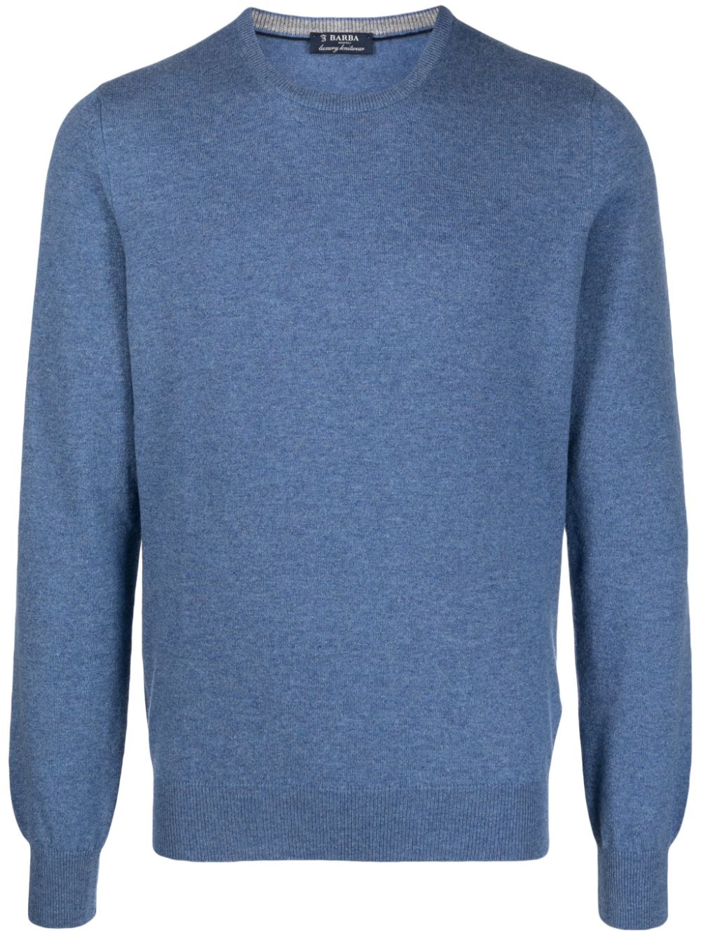 Barba fine-knit cashmere jumper - Blue von Barba