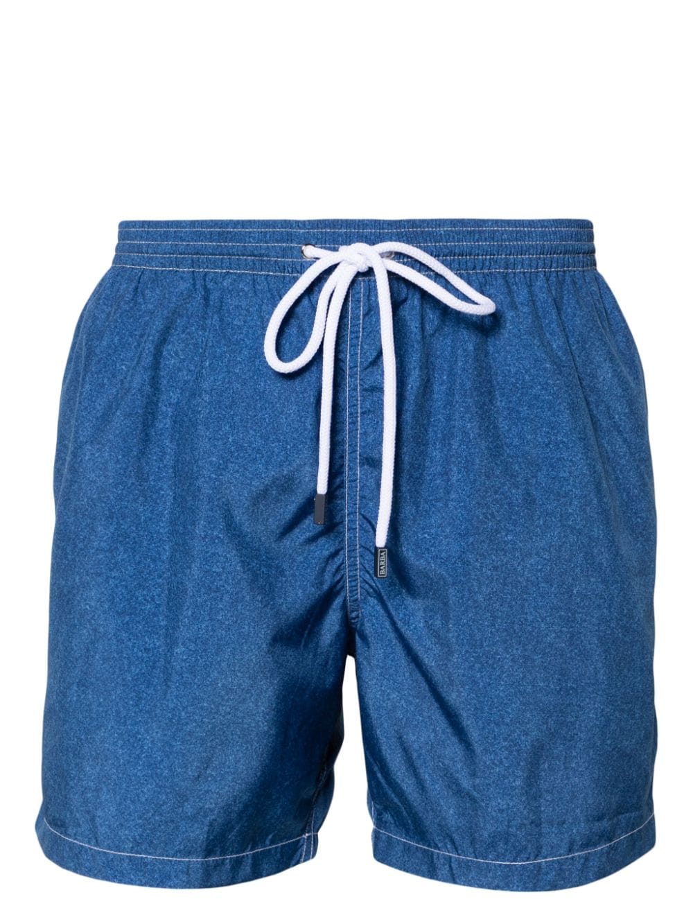 Barba mélange-effect swim shorts - Blue von Barba