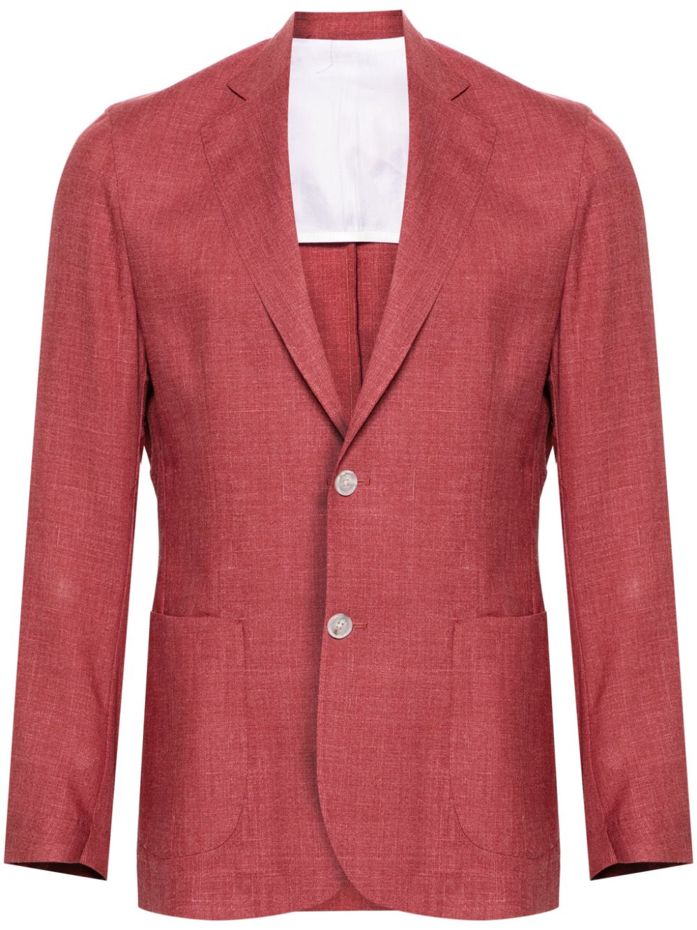 Barba single-breasted blazer - Red von Barba