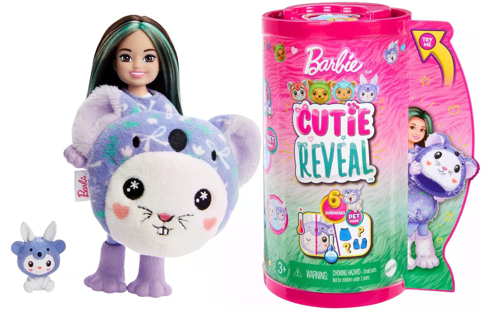 Barbie Anziehpuppe »Barbie Cutie Reveal Chelsea – Bunny in Koala« von Barbie