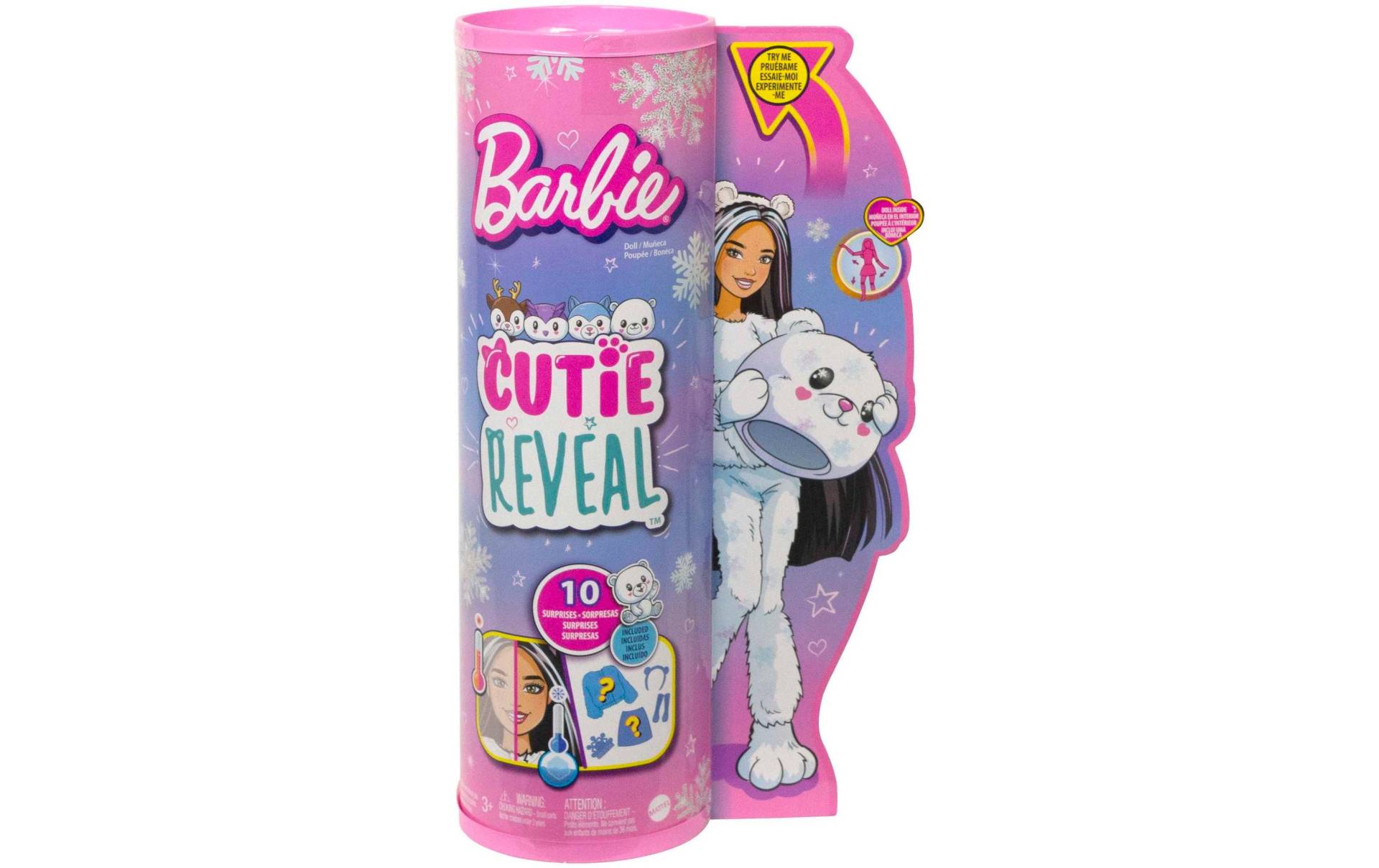 Barbie Anziehpuppe »Barbie Cutie Reveal Winter Sparkle« von Barbie