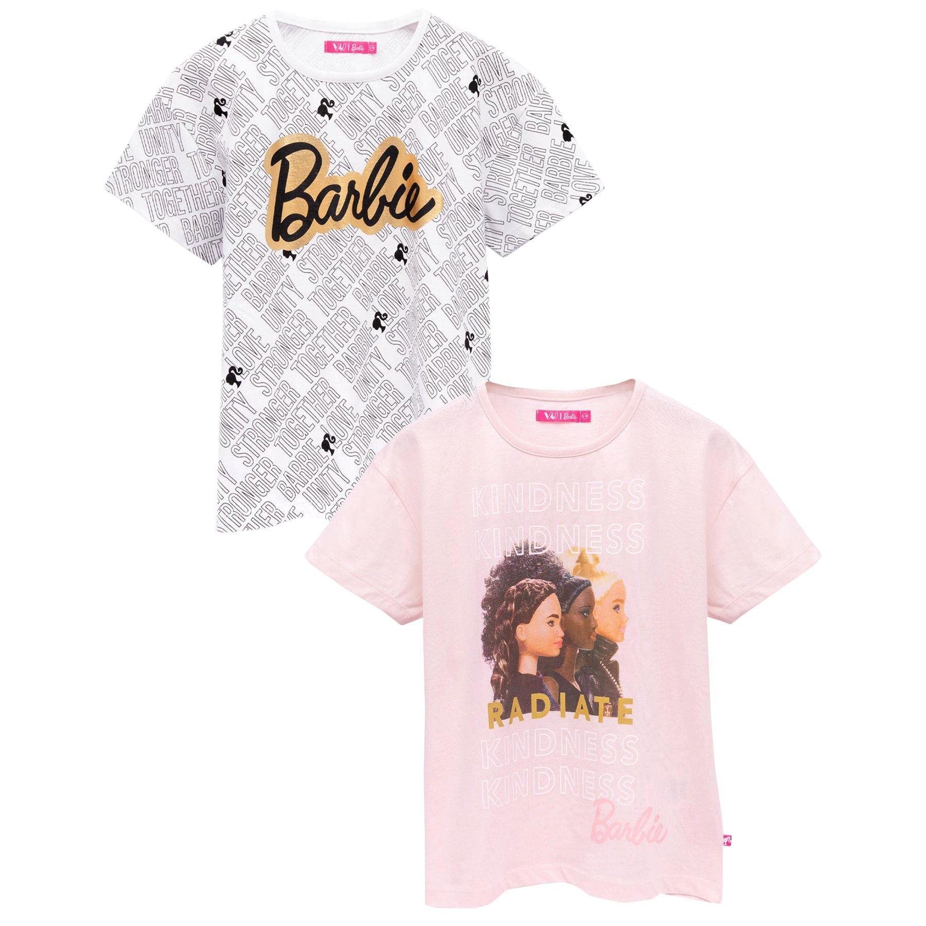 Kindness Stronger Together Unity And Love Tshirt Set (2erpack) Mädchen Weiss 116 von Barbie