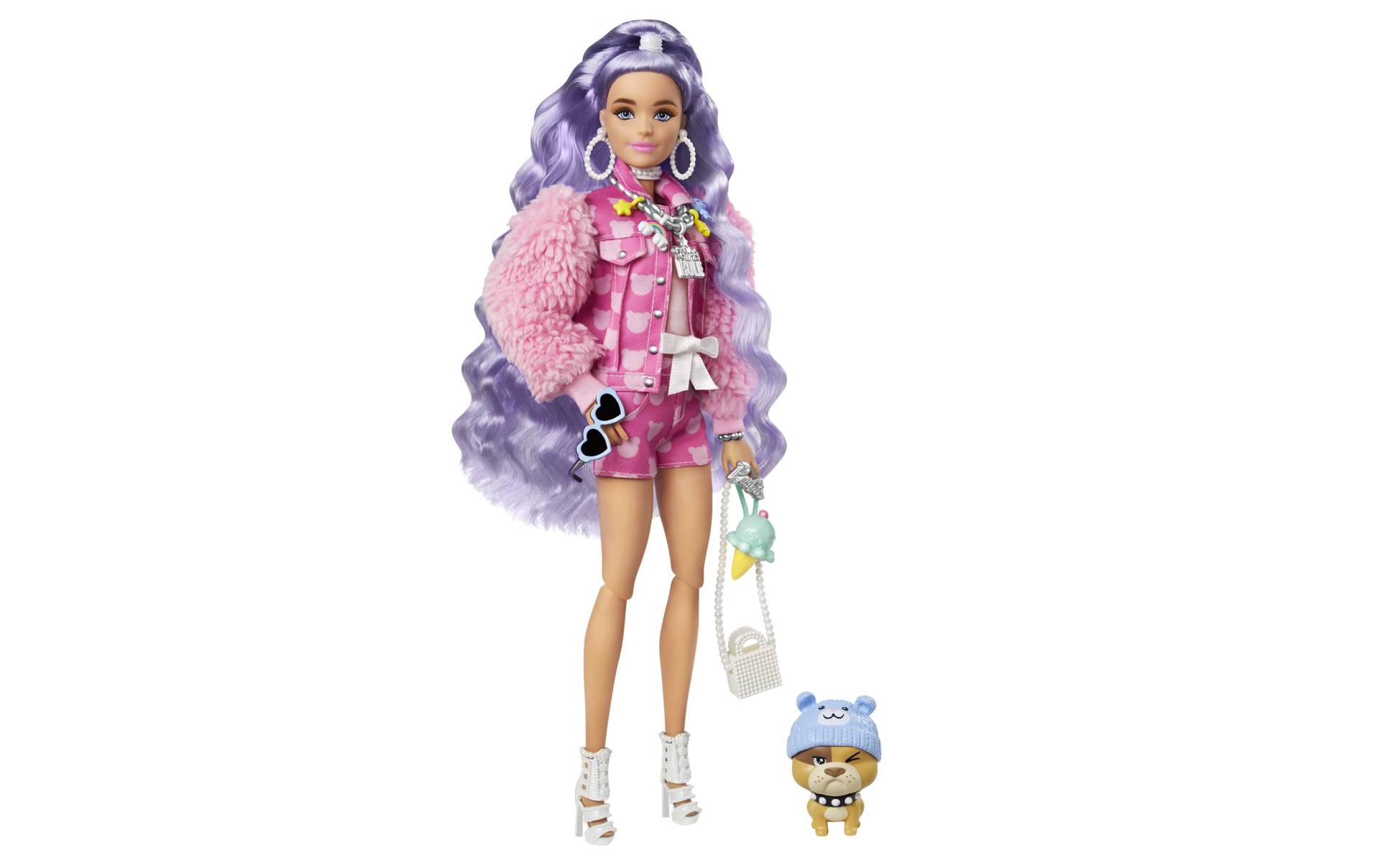 Barbie Spielfigur »Extra mit lila-wellige« von Barbie