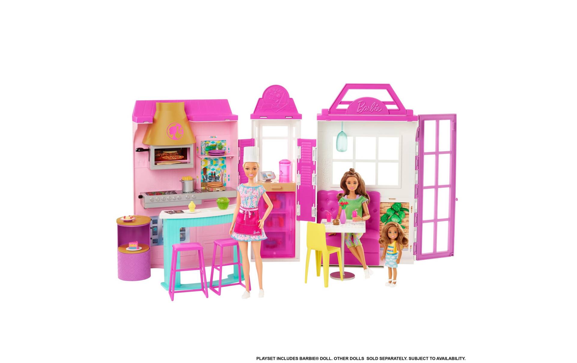 Barbie Spielwelt »Restaurant mit Puppe« von Barbie