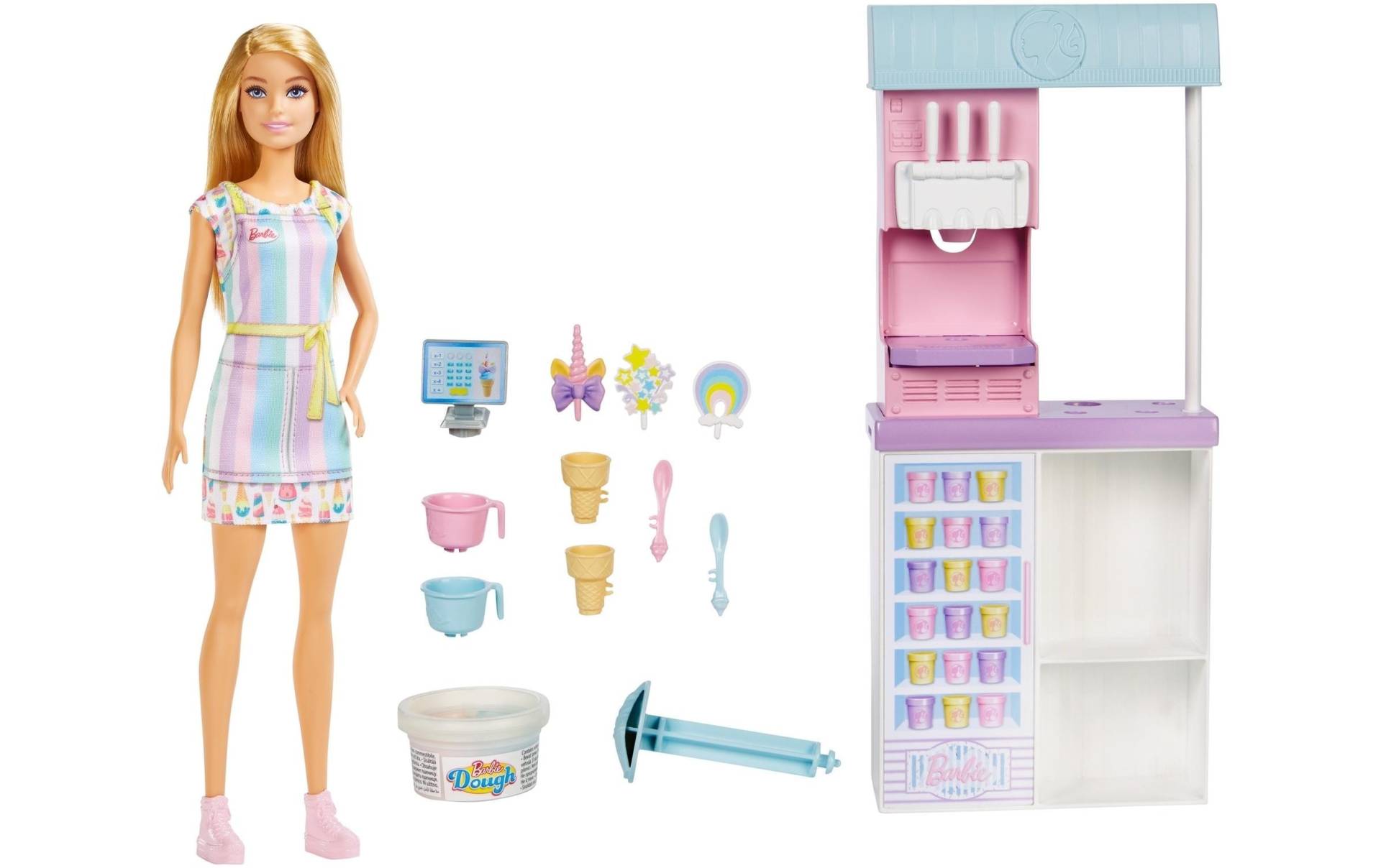 Barbie Spielwelt »Eisdiele mit Puppe« von Barbie