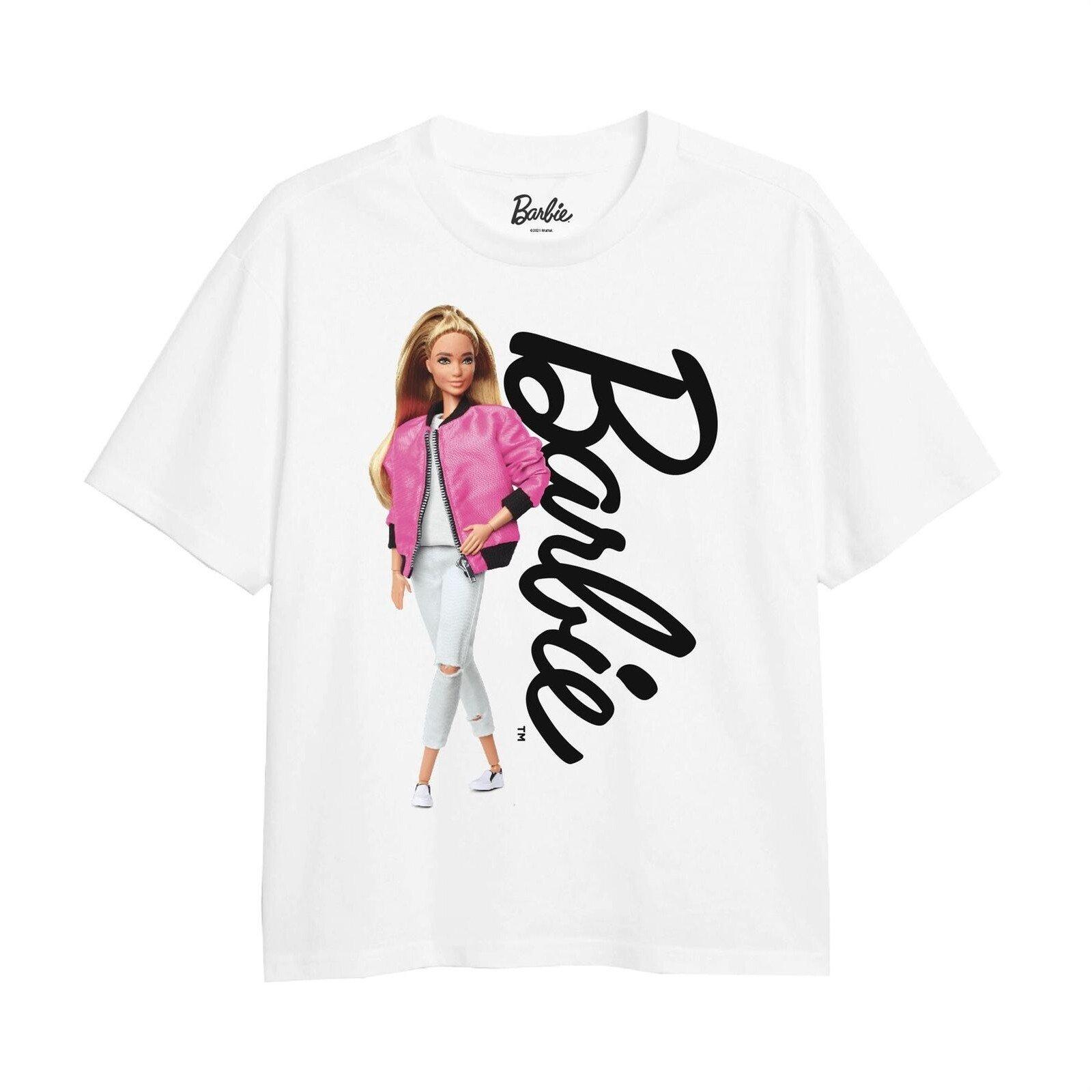 Iconic Tshirt Mädchen Weiss 146/152 von Barbie