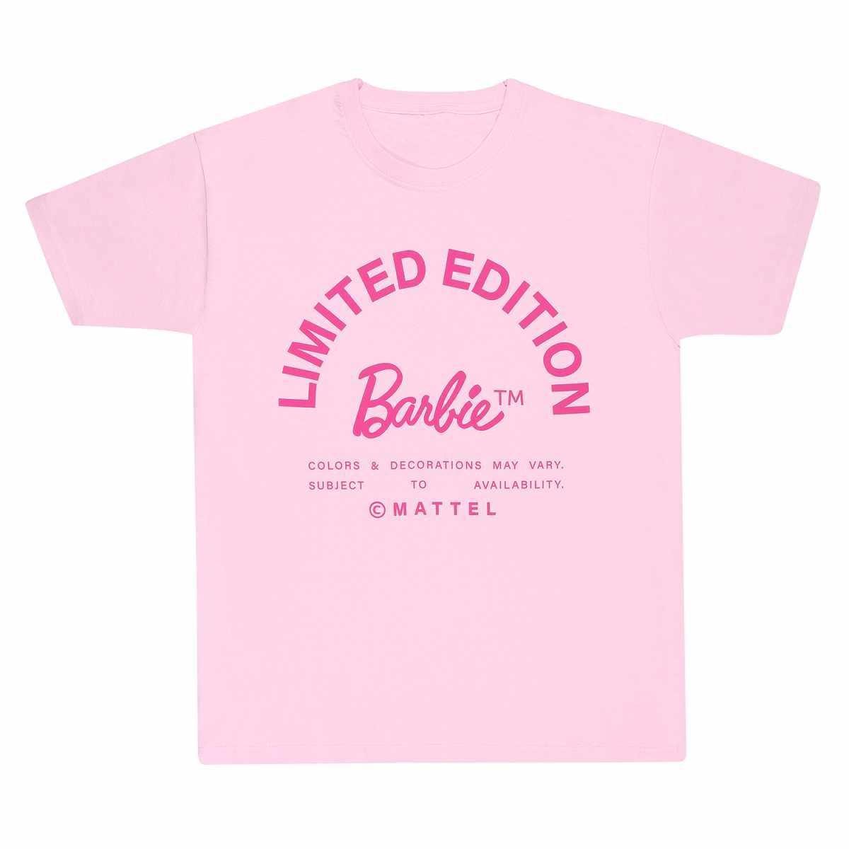 Limited Edition Tshirt Damen Hellrosa M von Barbie