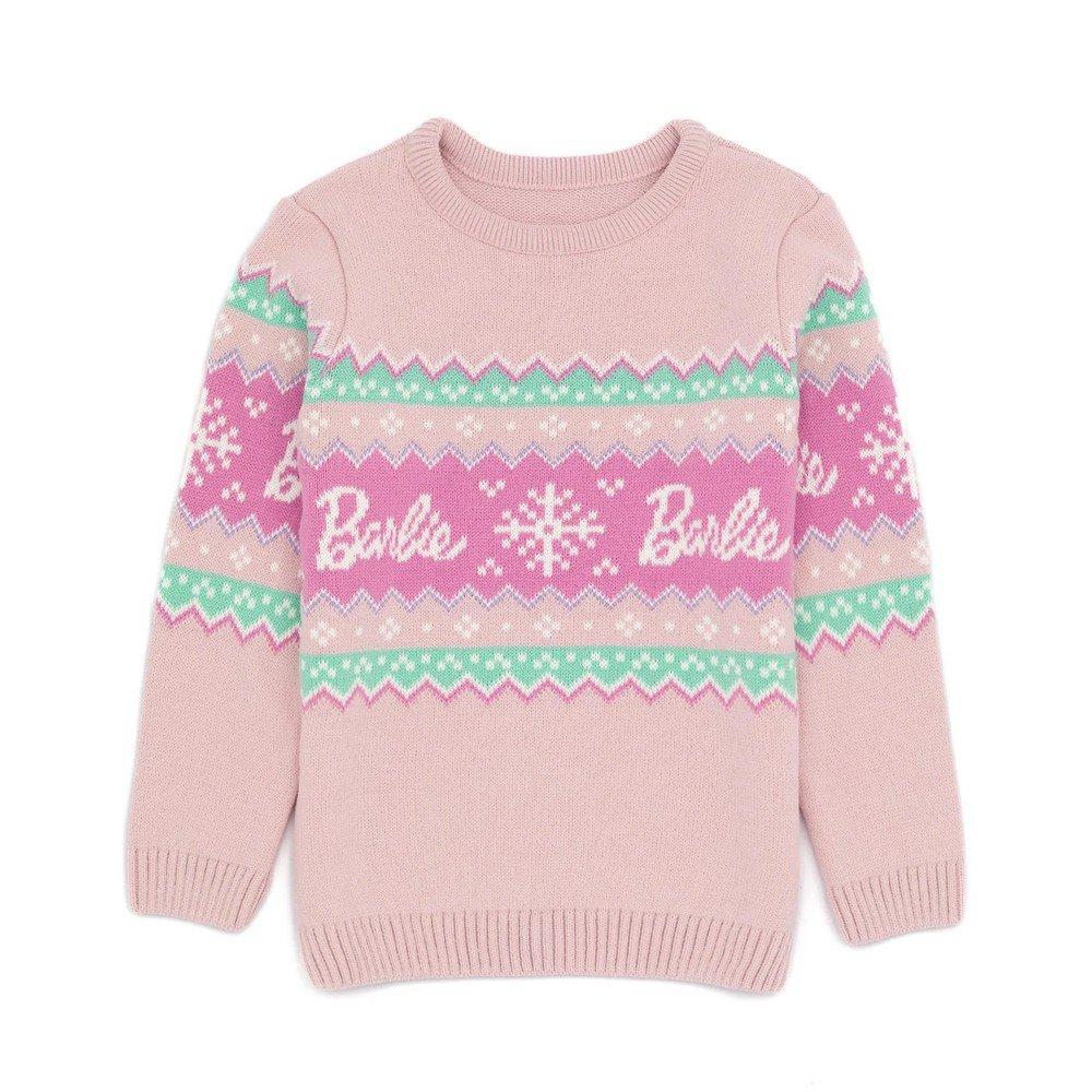 Pullover Mädchen Pink 128 von Barbie