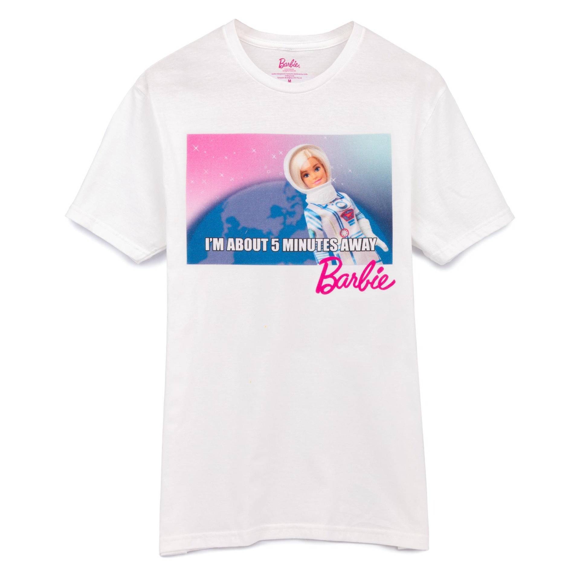 Running Late Tshirt Damen Weiss M von Barbie