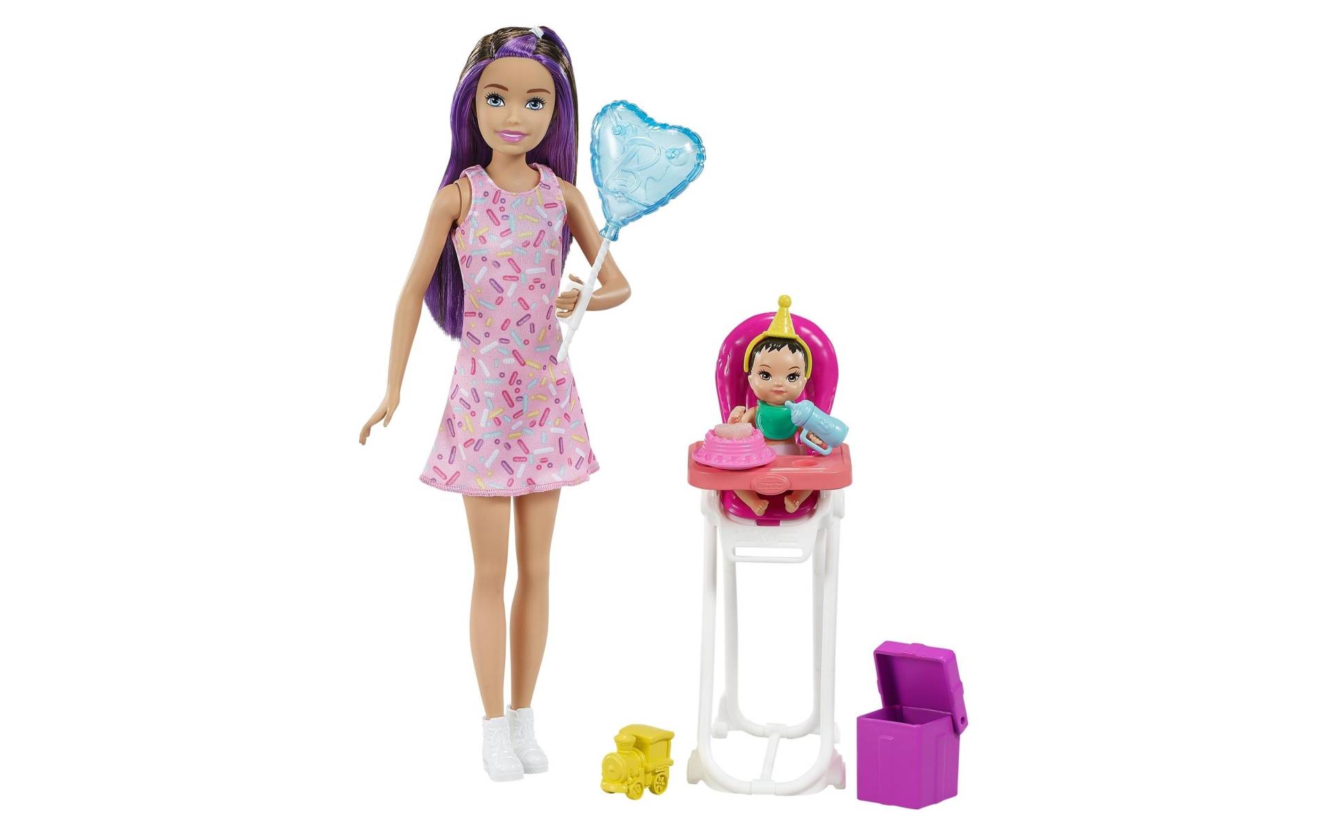 Barbie Spielfigur »Babysitters Inc. Geburtstag mit Baby-Puppe« von Barbie