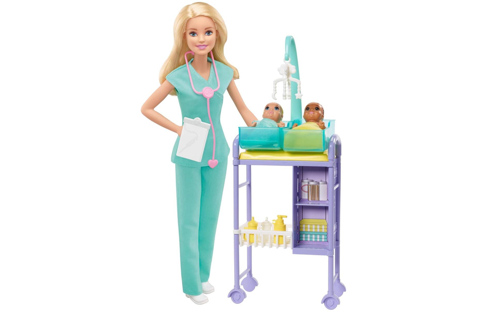 Barbie Spielfigur »Spielset Kinderärztin«, (10 tlg.) von Barbie