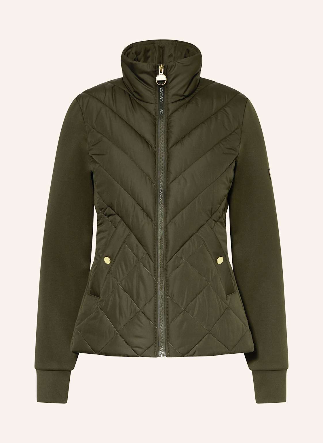 Barbour International Steppjacke Natalia Im Materialmix gruen Barbour International Steppjacke Natalia Im Materialmix gruen von Barbour International