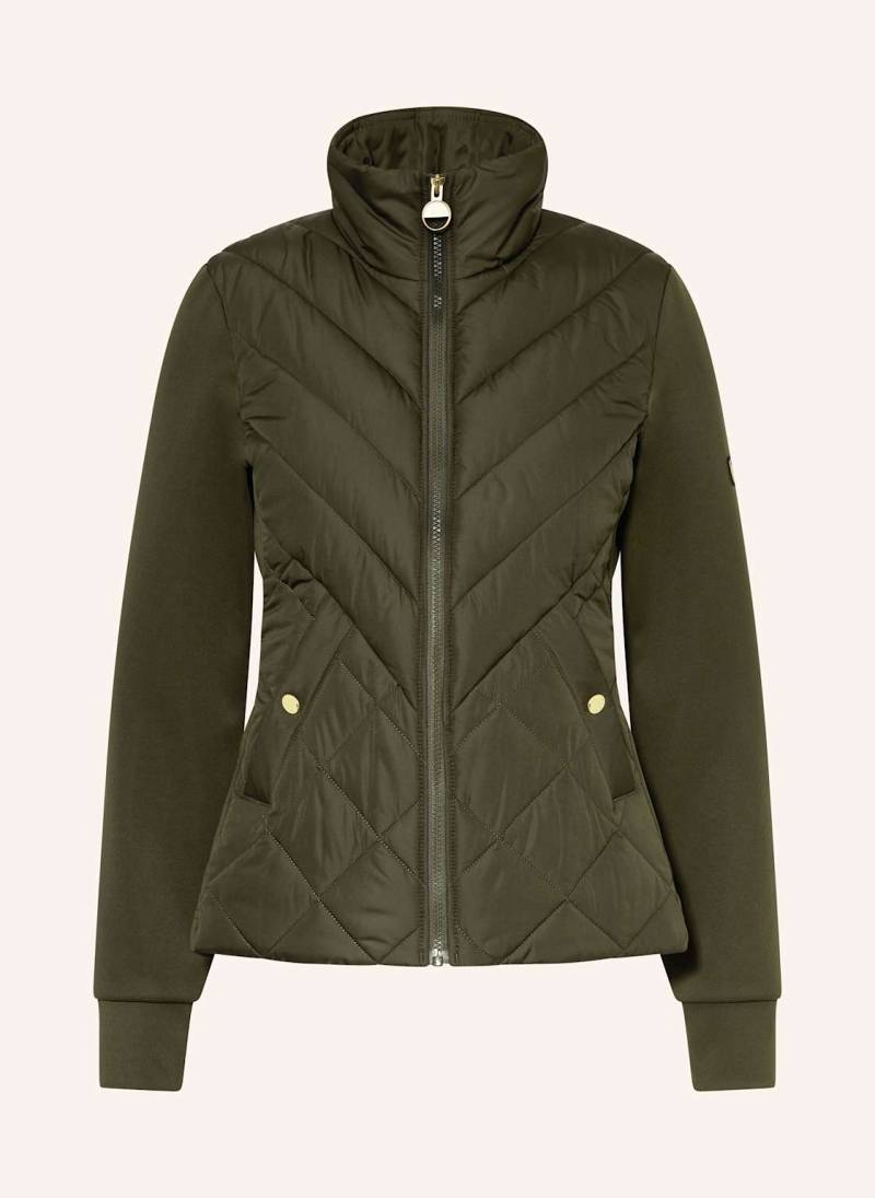 Barbour International Steppjacke Natalia Im Materialmix gruen von Barbour International