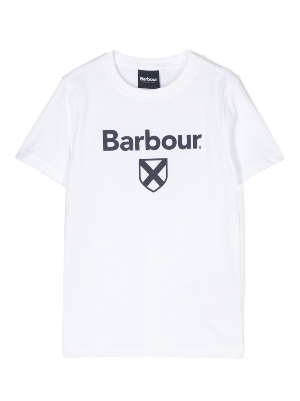 Barbour Kids logo-print cotton T-shirt - White von Barbour Kids