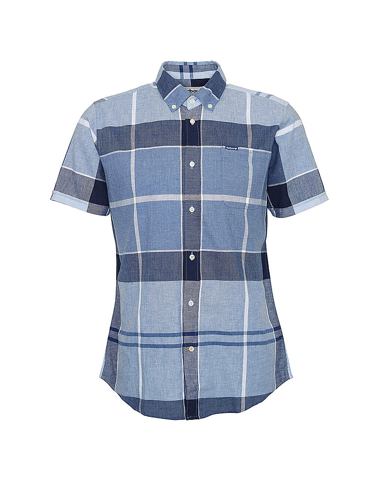 BARBOUR Hemd Tailored Fit DOUGHILL blau | M von Barbour