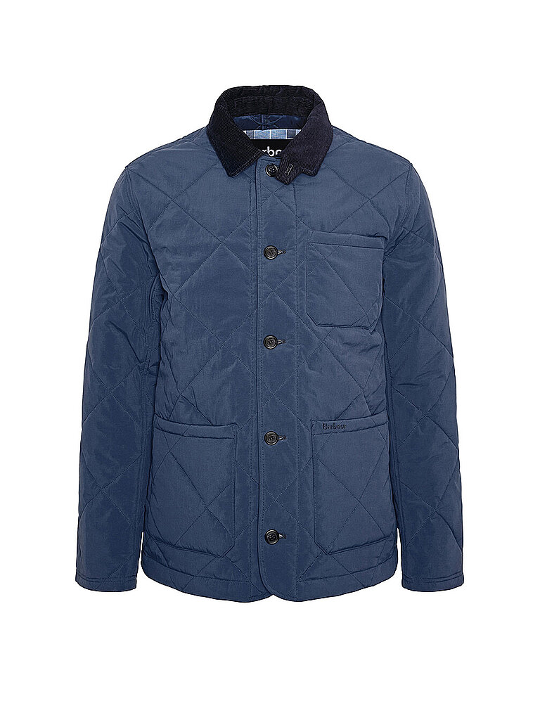 BARBOUR Overshirt - Jacke CORBY dunkelblau | L von Barbour