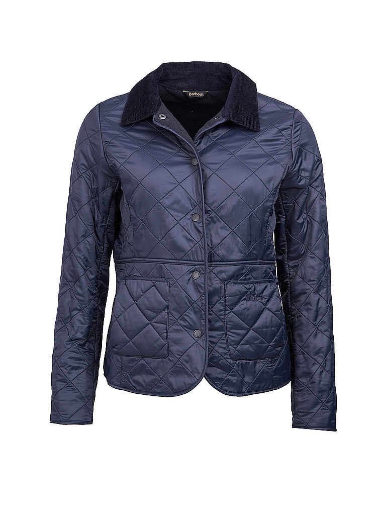 BARBOUR Steppjacke DEVERON POLARQUILT dunkelblau | 38 von Barbour