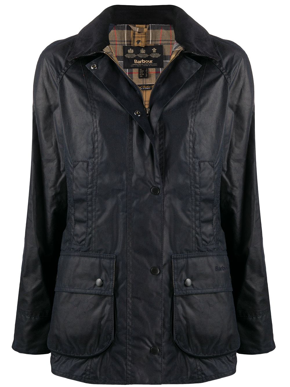 Barbour Beadnell waxed-cotton jacket - Blue von Barbour