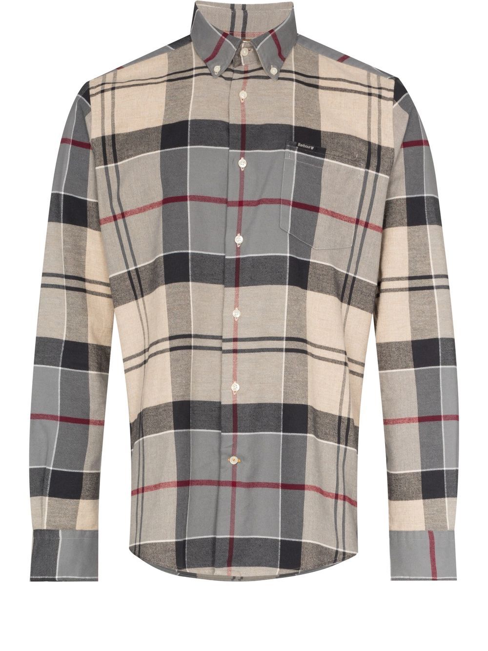 Barbour Edderton tartan check-print shirt - Grey von Barbour