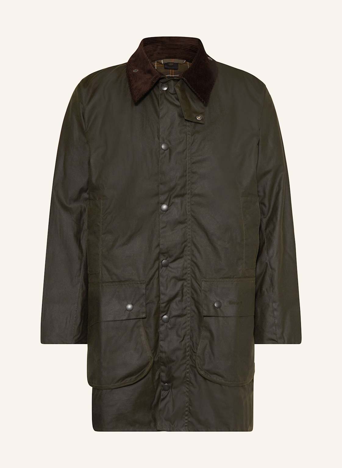 Barbour Fieldjacket Border Wax gruen Barbour Fieldjacket Border Wax gruen von Barbour