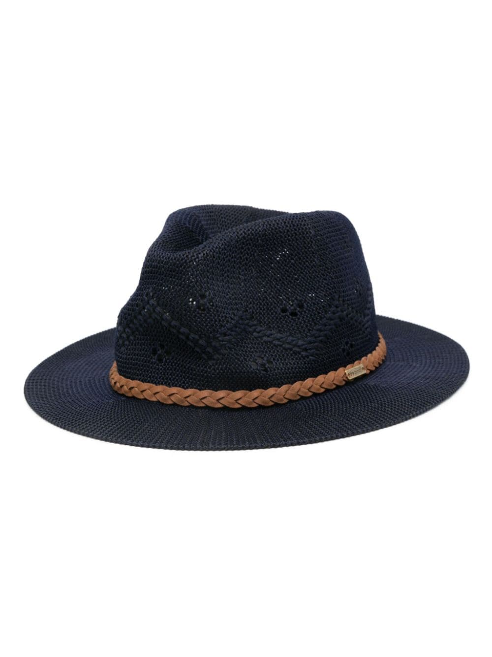 Barbour Flowerdale crochet-knit trilby - Blue von Barbour