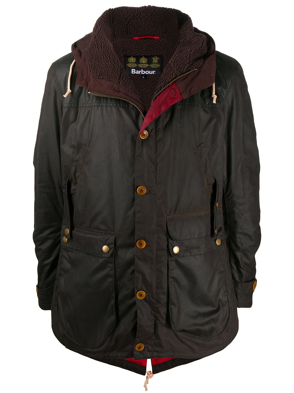 Barbour Game waxed parka jacket - Brown von Barbour
