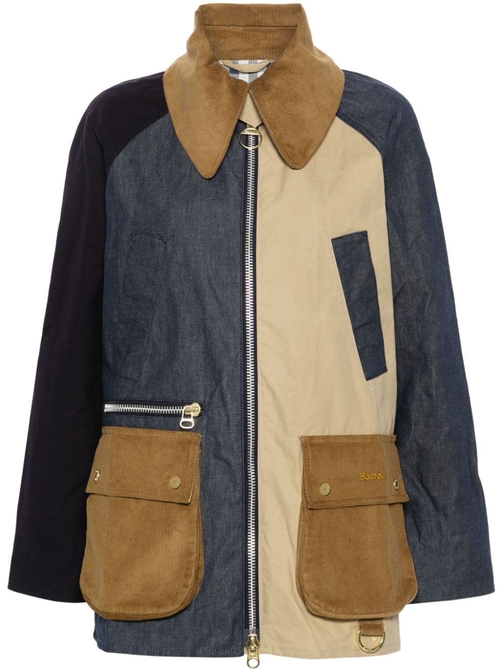 Barbour Gunnerside contrast-panel jacket - Neutrals von Barbour