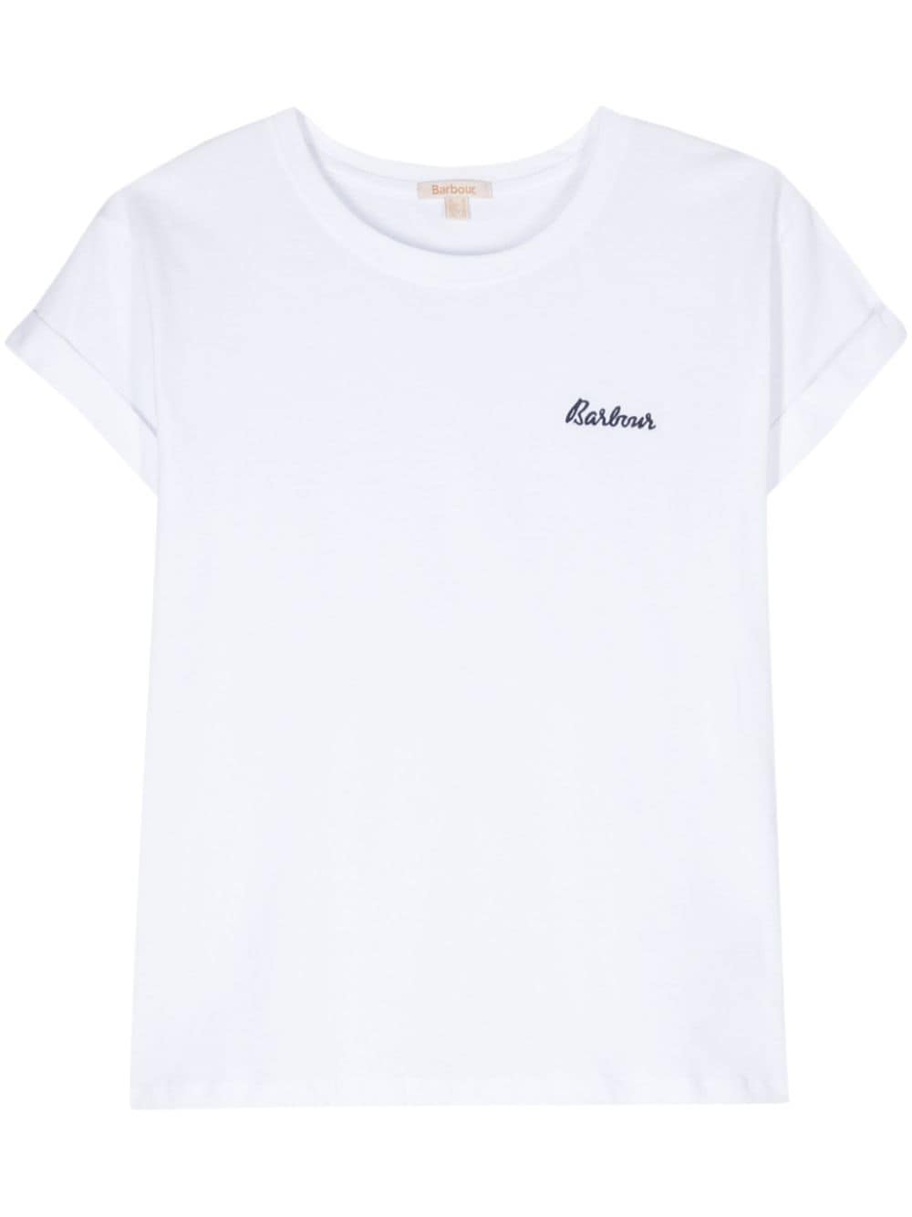 Barbour Kenmore logo-embroidered T-Shirt - White von Barbour