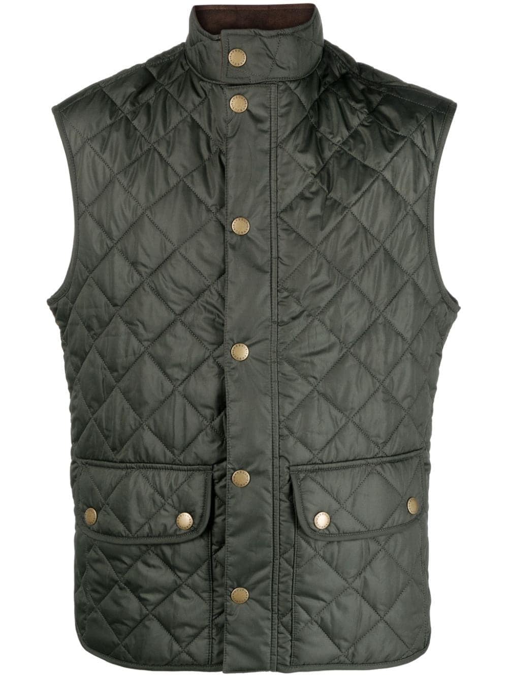 Barbour Lowerdale quilted cotton vest - Green von Barbour