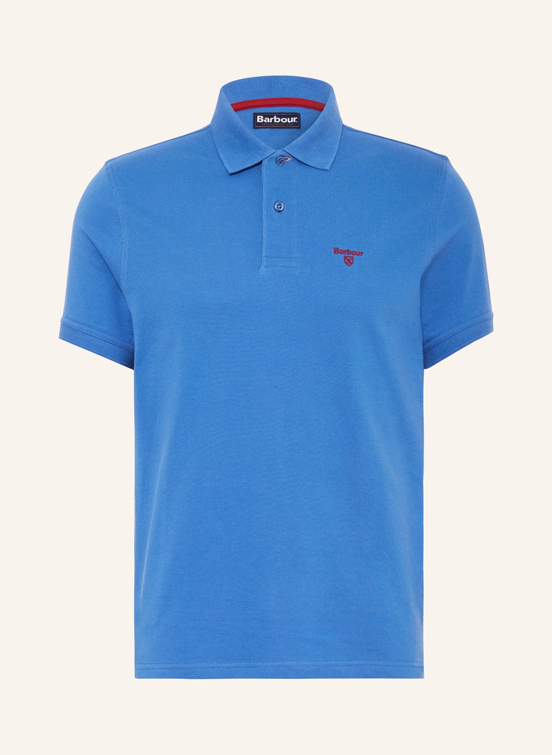 Barbour Piqué-Poloshirt blau von Barbour