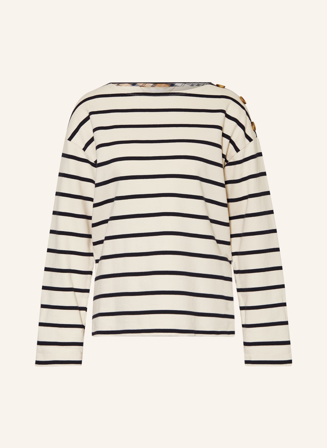 Barbour Sweatshirt Caroline beige von Barbour