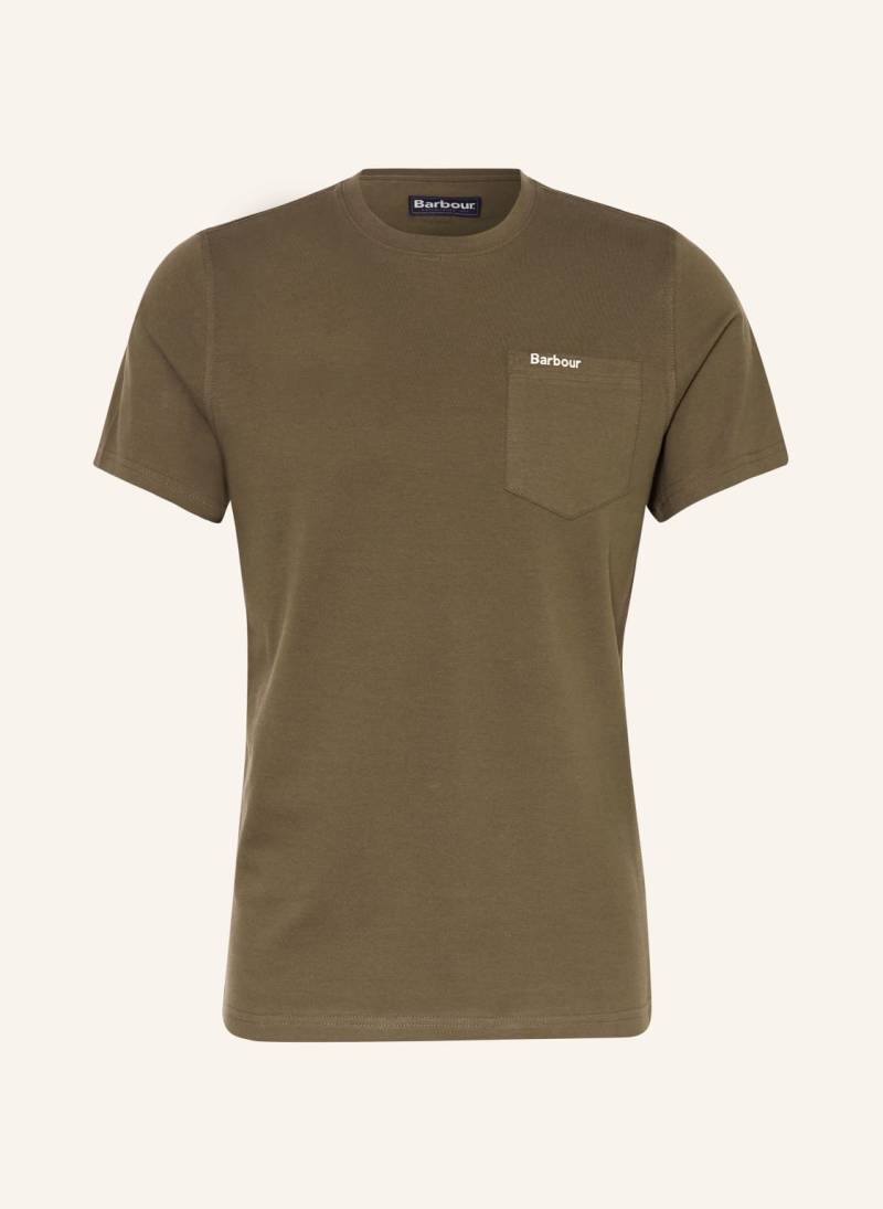 Barbour T-Shirt Langdon gruen von Barbour