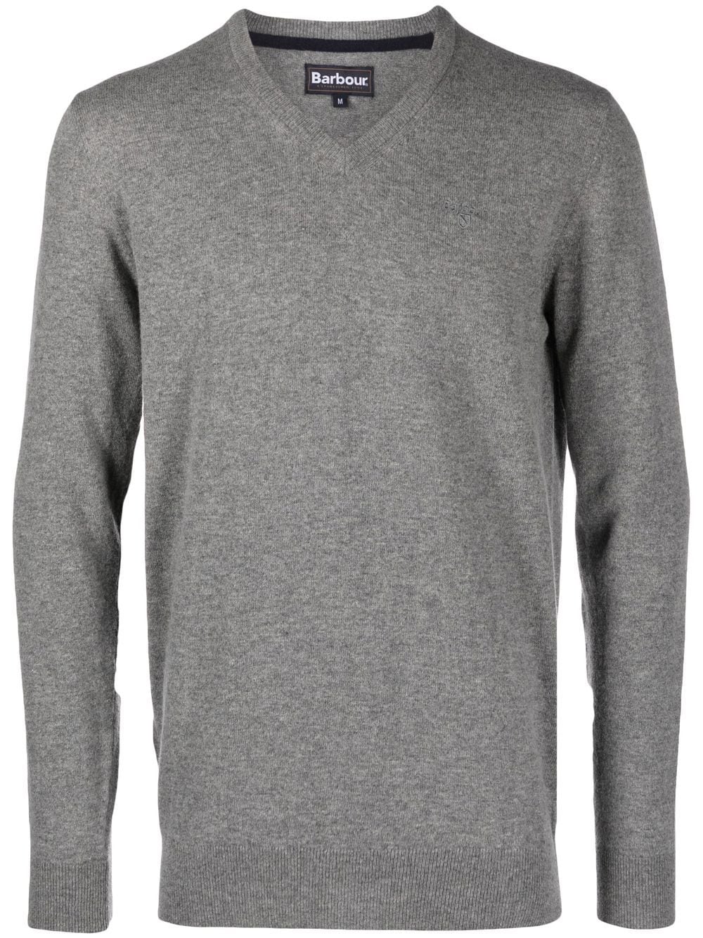 Barbour V-neck wool jumper - Grey von Barbour