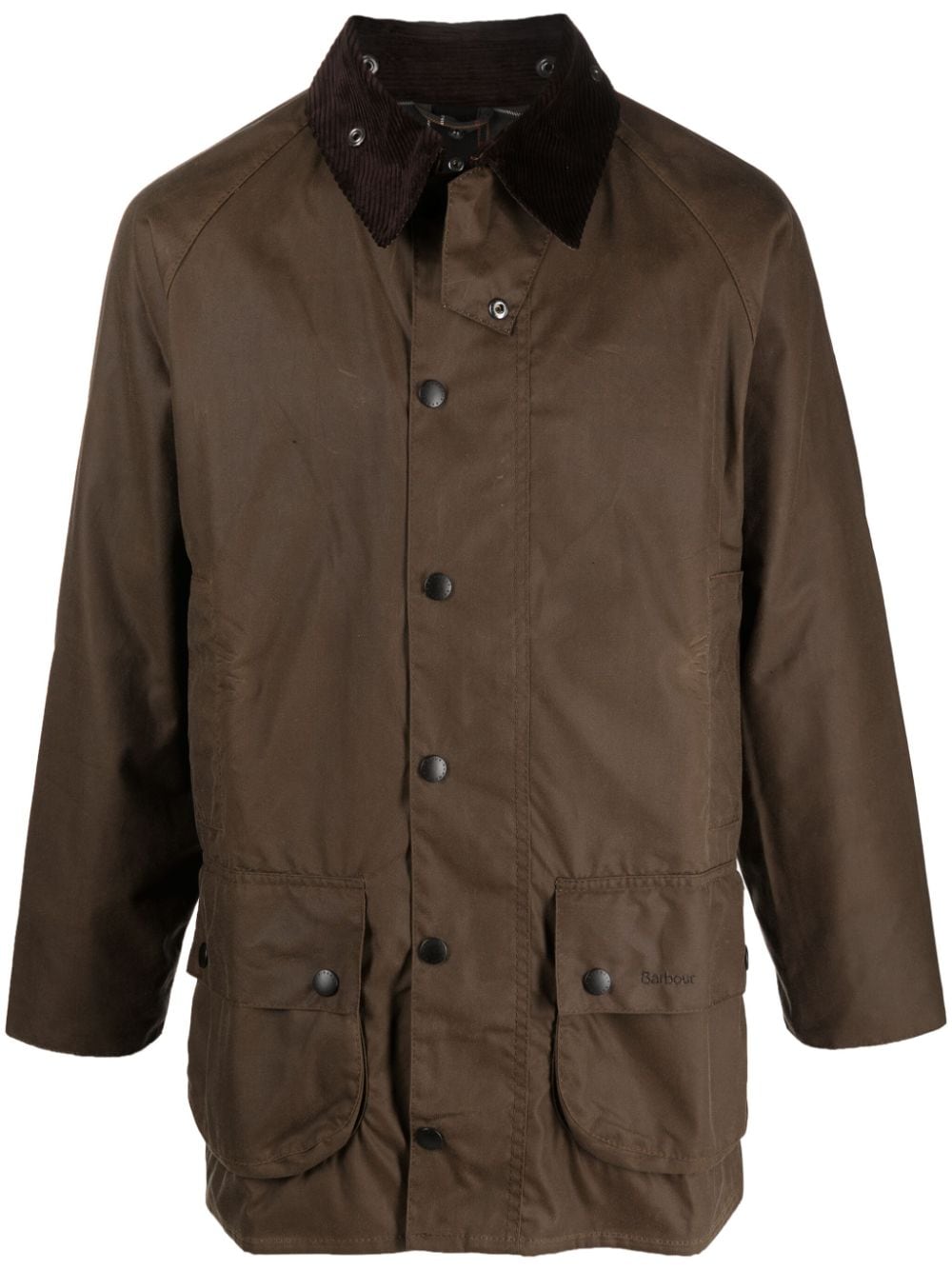 Barbour cotton wax-coated jacket - Brown von Barbour
