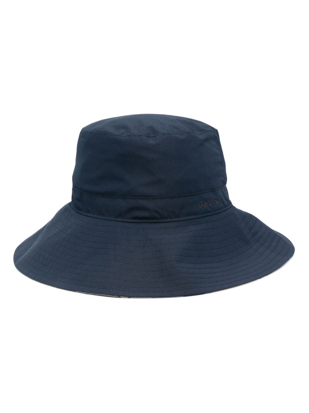 Barbour embroidered-logo bucket hat - Blue von Barbour