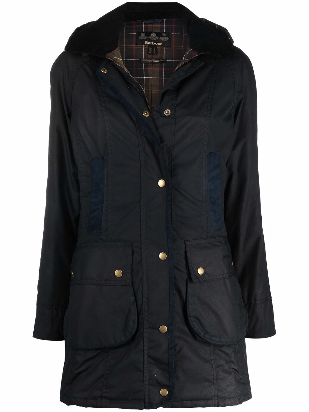 Barbour hooded parka coat - Blue von Barbour