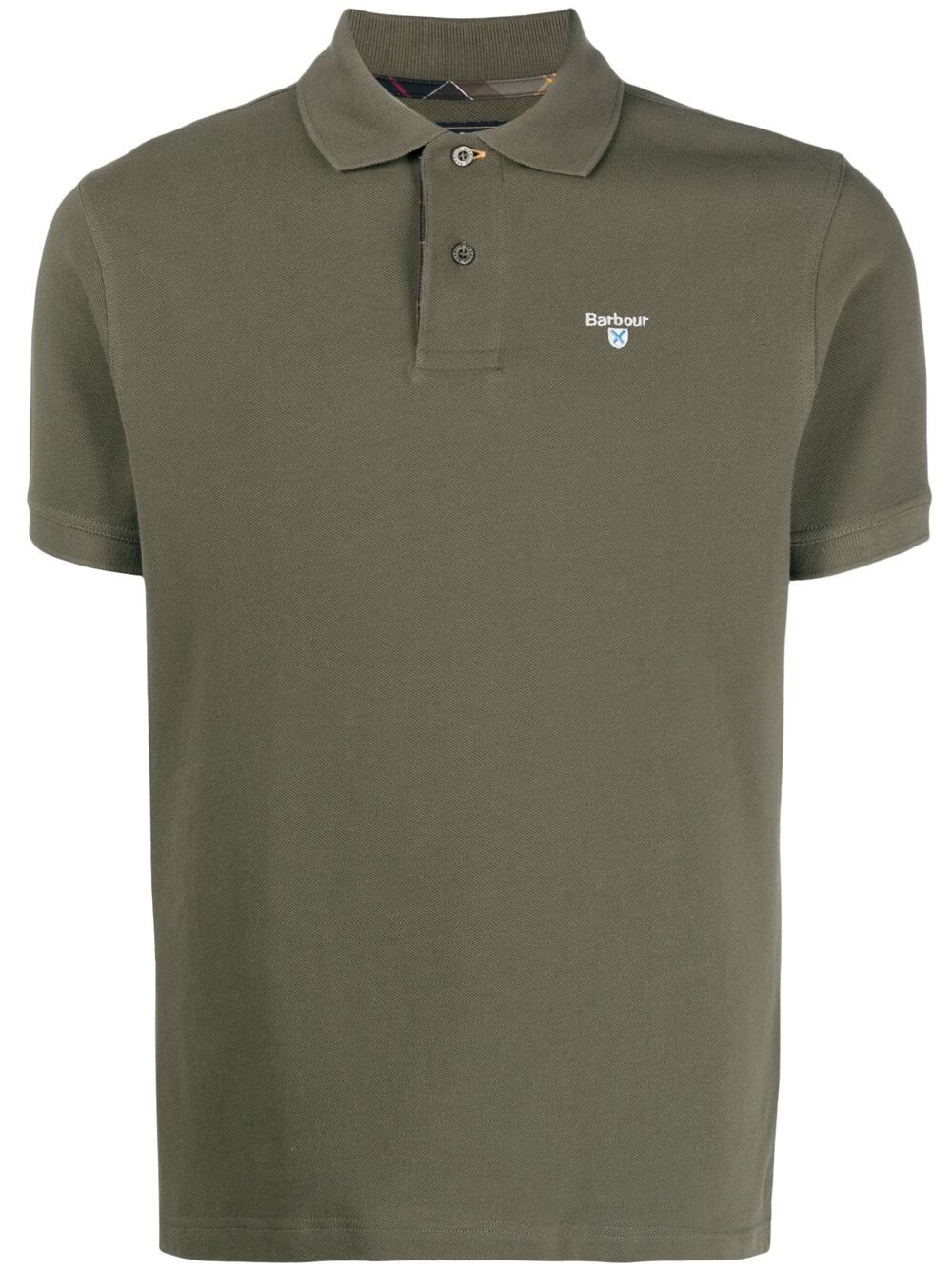 Barbour logo-embroidered polo shirt - Green von Barbour