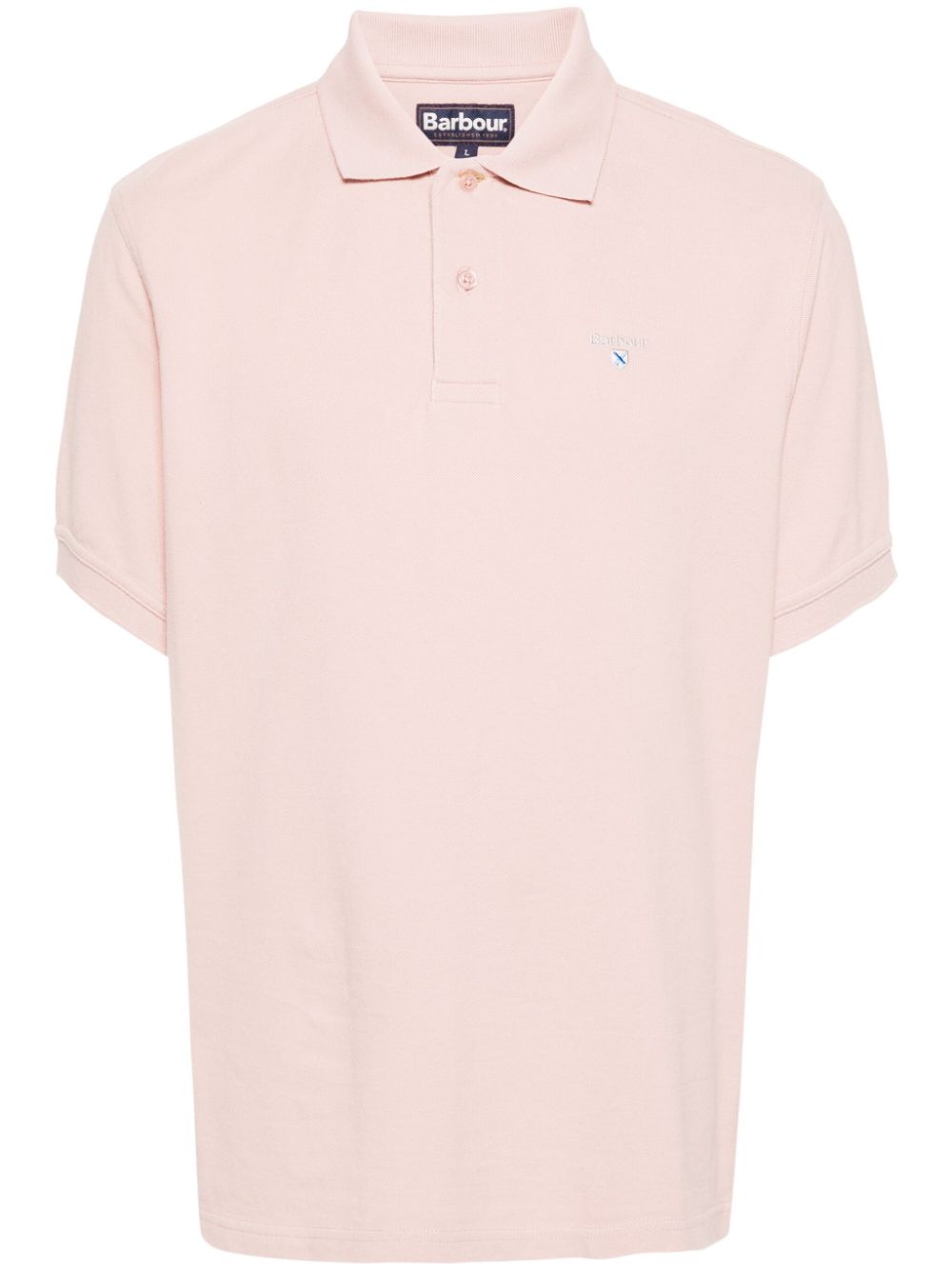 Barbour logo-embroidered polo shirt - Pink von Barbour