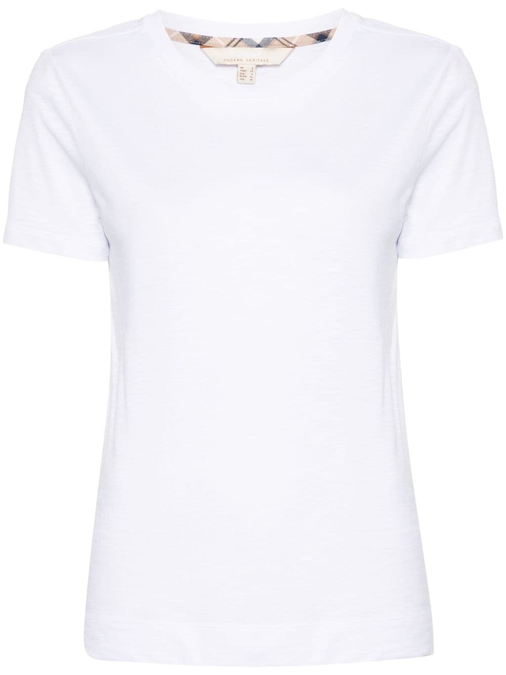 Barbour logo-plaque T-shirt - White von Barbour