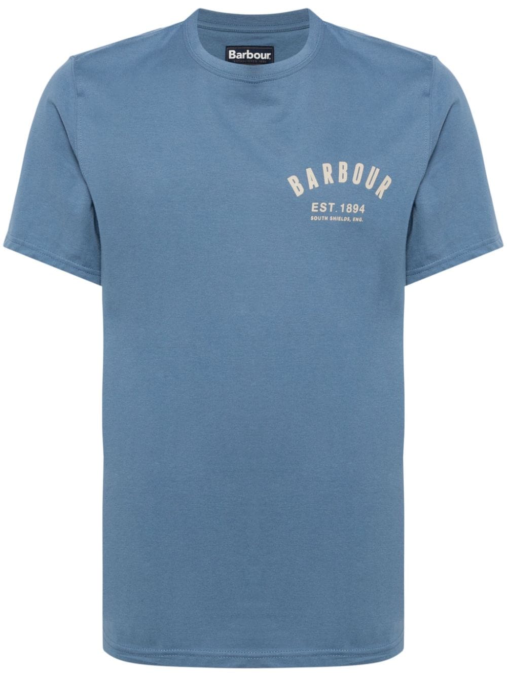 Barbour logo-print cotton T-shirt - Blue von Barbour