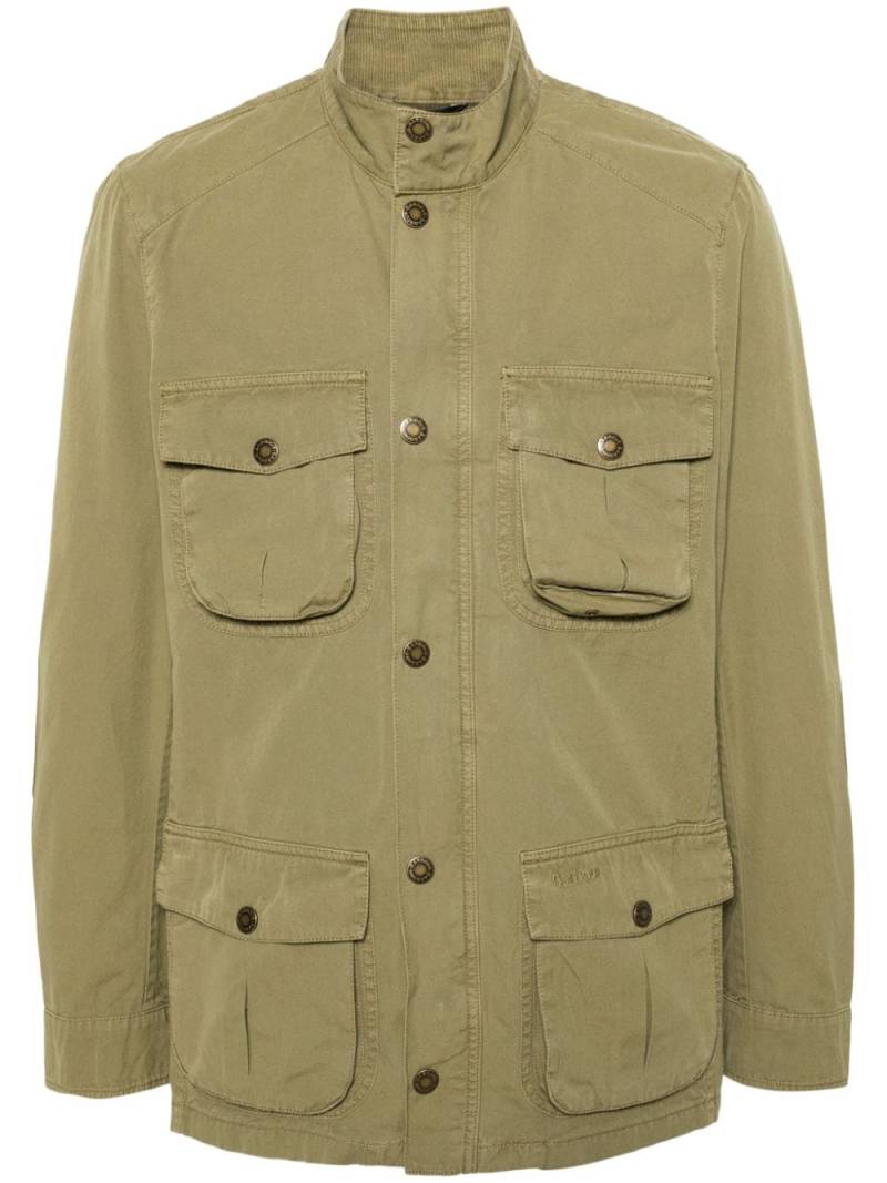 Barbour press-stud cotton cargo jacket - Green von Barbour