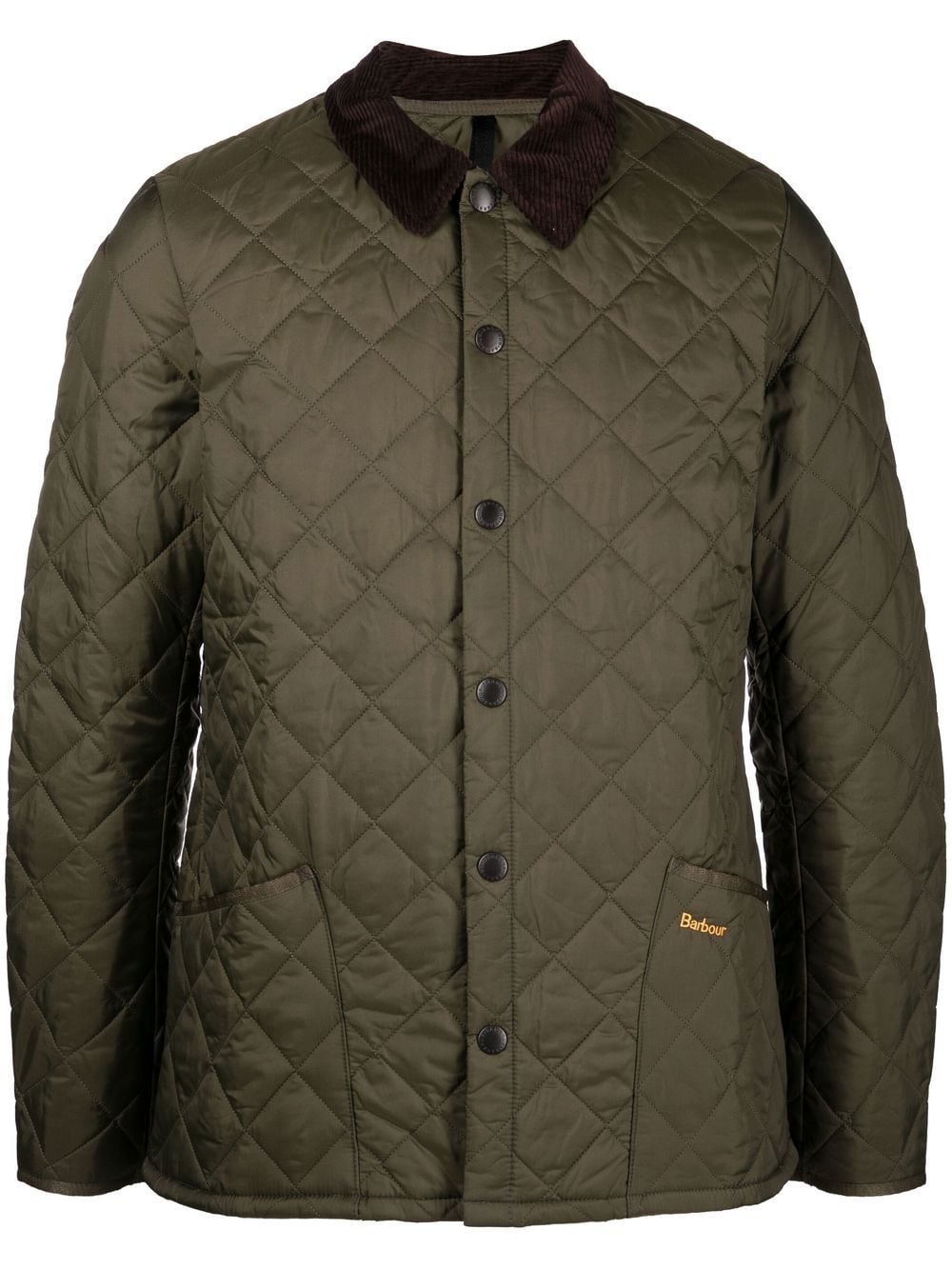 Barbour quilted shirt jacket - Green von Barbour