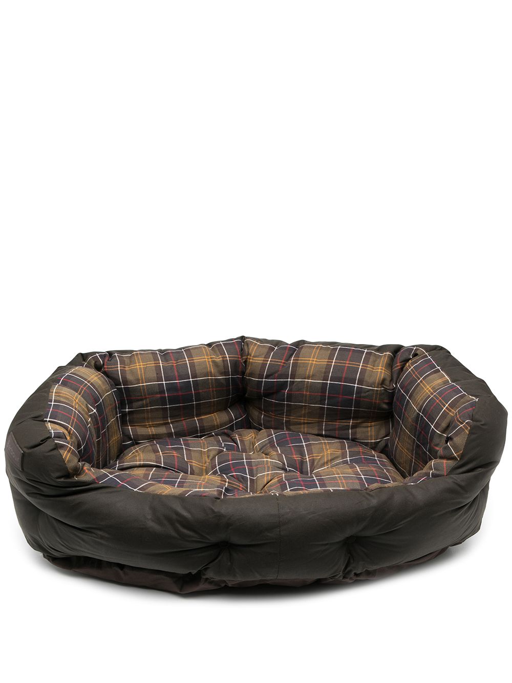 Barbour tartan-print dog bed - Grey von Barbour